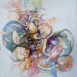 bulles, aquarelle, 25x32.5cm, 2013