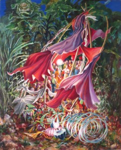 A tout choeur, huile sur toile,100x81cm, mars2016
